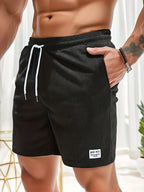 Herren Badeshorts leicht mit Kordelzug und elastischem Bund