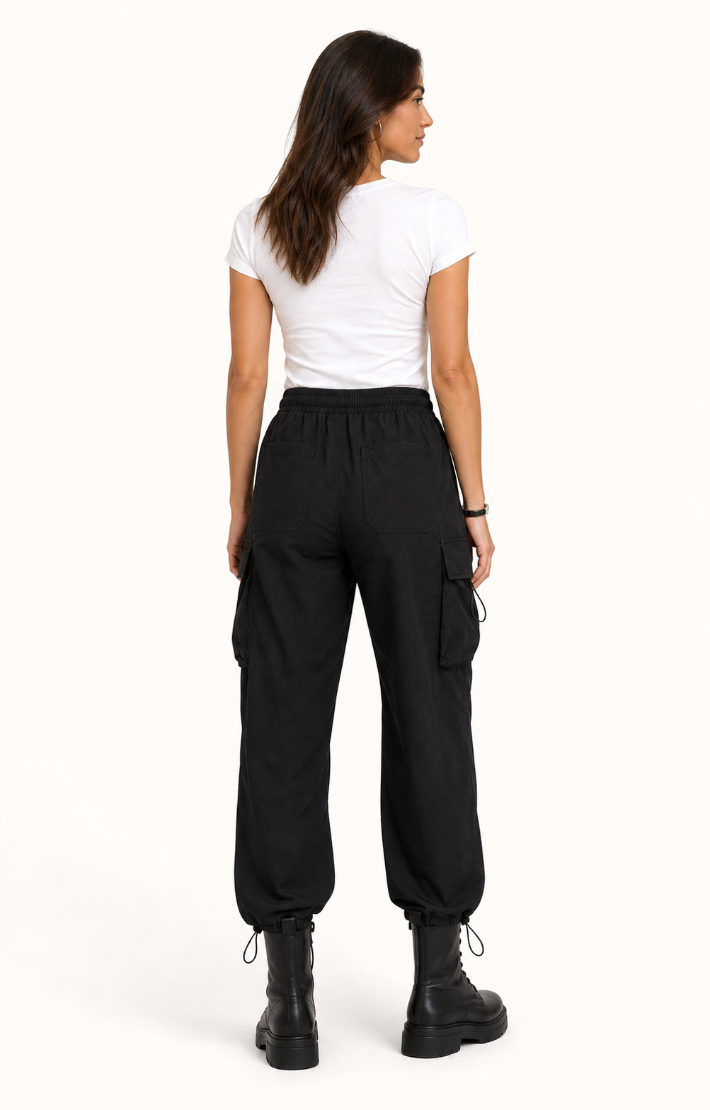 Damen Cargo Hose Oversize - back-view