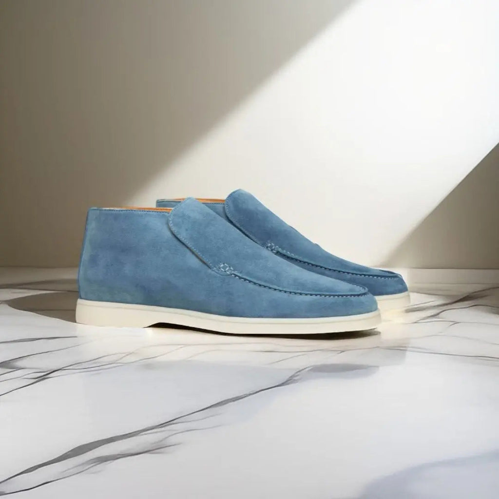 Bequeme Slipper für Herren mit gesticktem Obermaterial-Velnorah