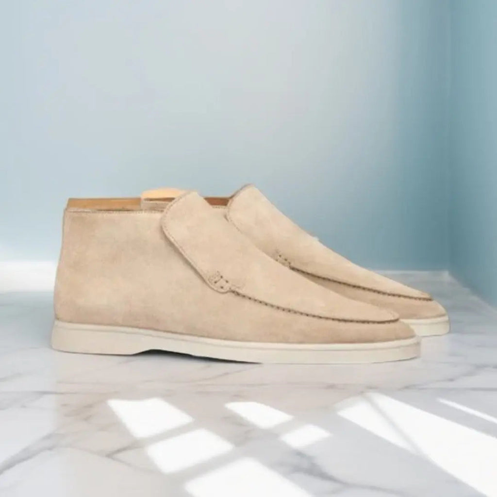 Bequeme Slipper für Herren mit gesticktem Obermaterial-Velnorah