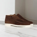 Bequeme Slipper für Herren mit gesticktem Obermaterial-Velnorah