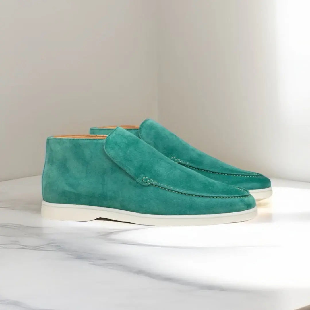 Bequeme Slipper für Herren mit gesticktem Obermaterial-Velnorah