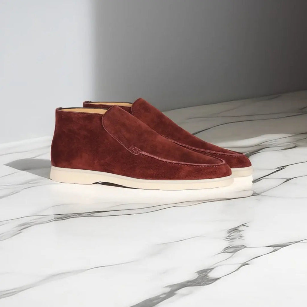 Bequeme Slipper für Herren mit gesticktem Obermaterial-Velnorah