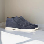 Bequeme Slipper für Herren mit gesticktem Obermaterial-Velnorah