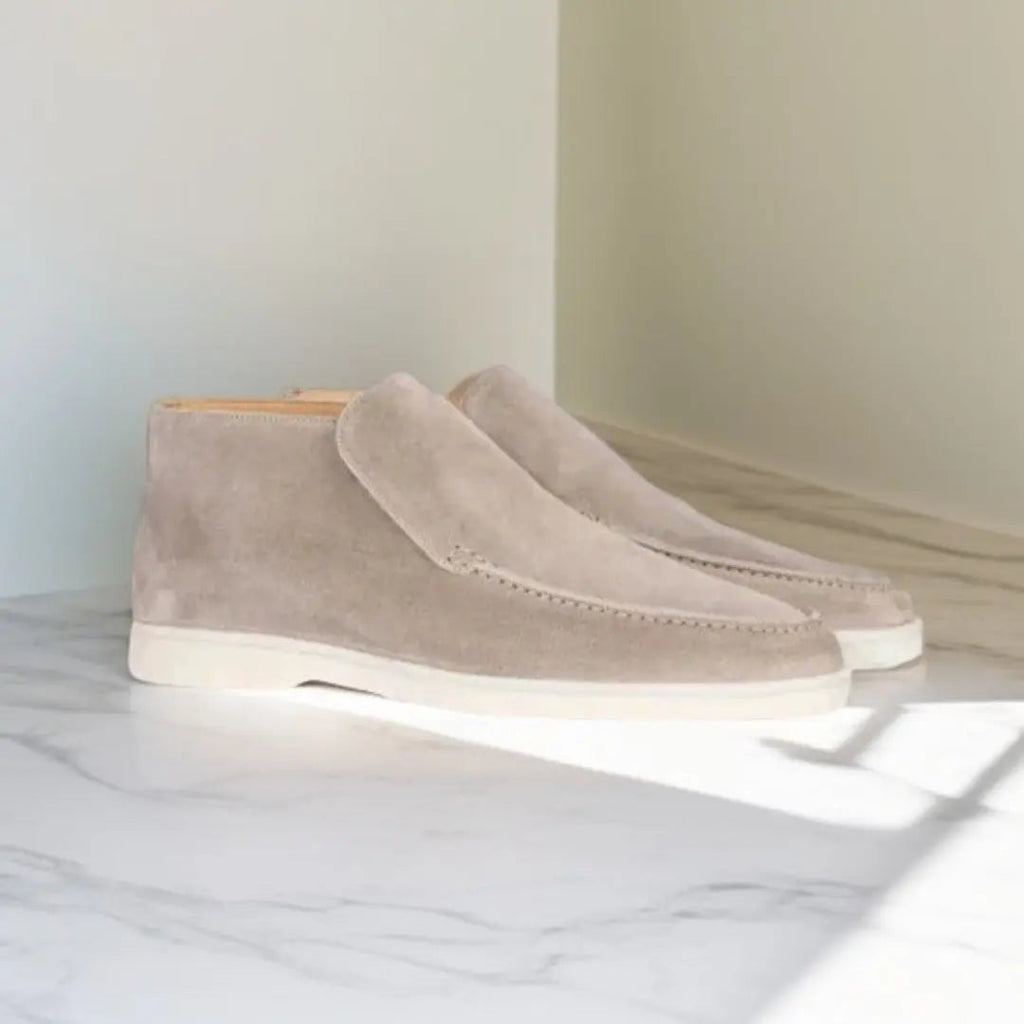 Bequeme Slipper für Herren mit gesticktem Obermaterial-Velnorah