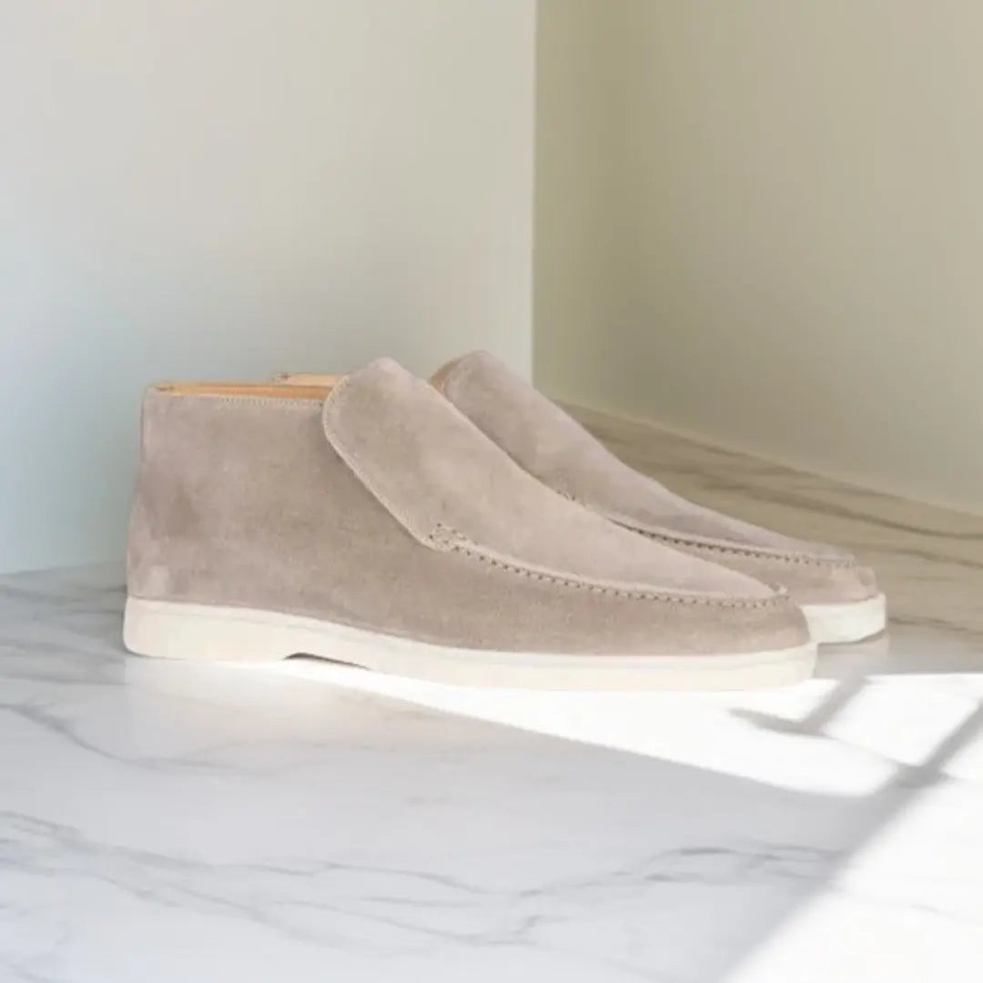 Bequeme Slipper für Herren mit gesticktem Obermaterial-Velnorah