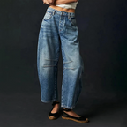 Bequeme Weite Hose für Damen mit entspannter Passform-Velnorah