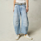 Bequeme Weite Hose für Damen mit entspannter Passform-Velnorah