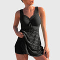 Bikini-Set Damen Regular Fit Komfortabel mit Rundhals-Velnorah