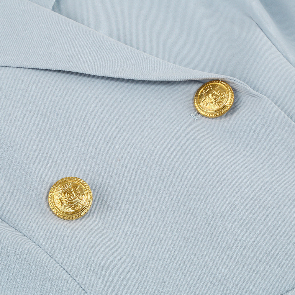 Blazer Kleid Mit Cape Und Gürtel Für Frauen-Velnorah