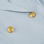 Blazer Kleid Mit Cape Und Gürtel Für Frauen-Velnorah