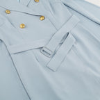 Blazer Kleid Mit Cape Und Gürtel Für Frauen-Velnorah