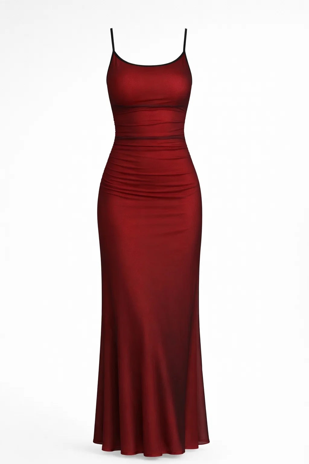 Bodycon Maxi Kleid Damen Dünne Träger Elegant Formal-Velnorah