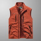 Bodywarmer Herren Reißverschluss Stehkragen Outdoor Weste-Velnorah