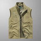 Bodywarmer Herren Reißverschluss Stehkragen Outdoor Weste-Velnorah