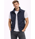Bodywarmer Herren Reißverschluss Stehkragen Outdoor Weste-Velnorah
