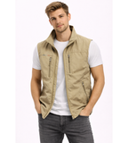 Bodywarmer Herren Reißverschluss Stehkragen Outdoor Weste-Velnorah
