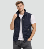 Bodywarmer Herren Reißverschluss Stehkragen Outdoor Weste-Velnorah