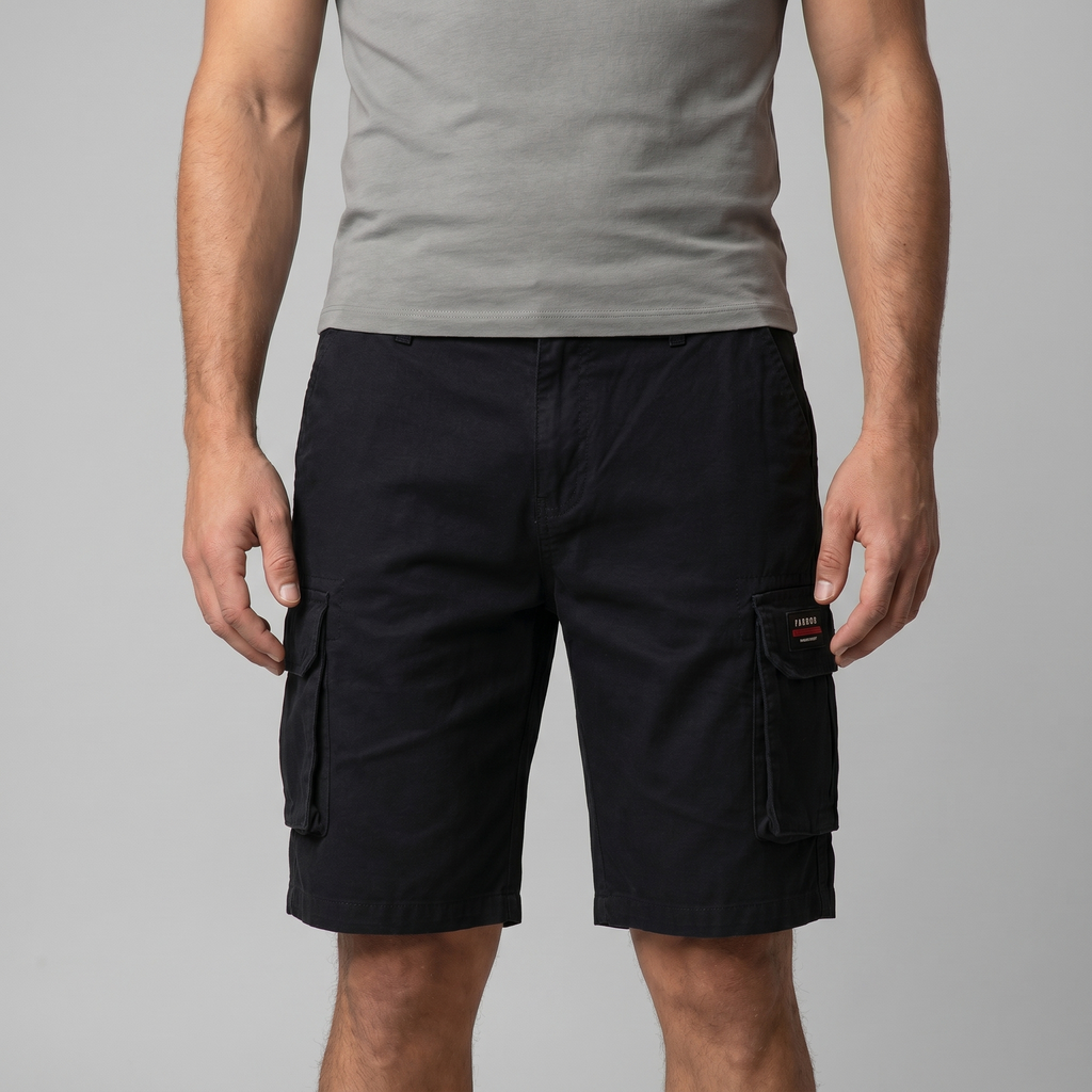 Cargo-Shorts Herren Relaxed Fit Mehrere Taschen Casual-Velnorah