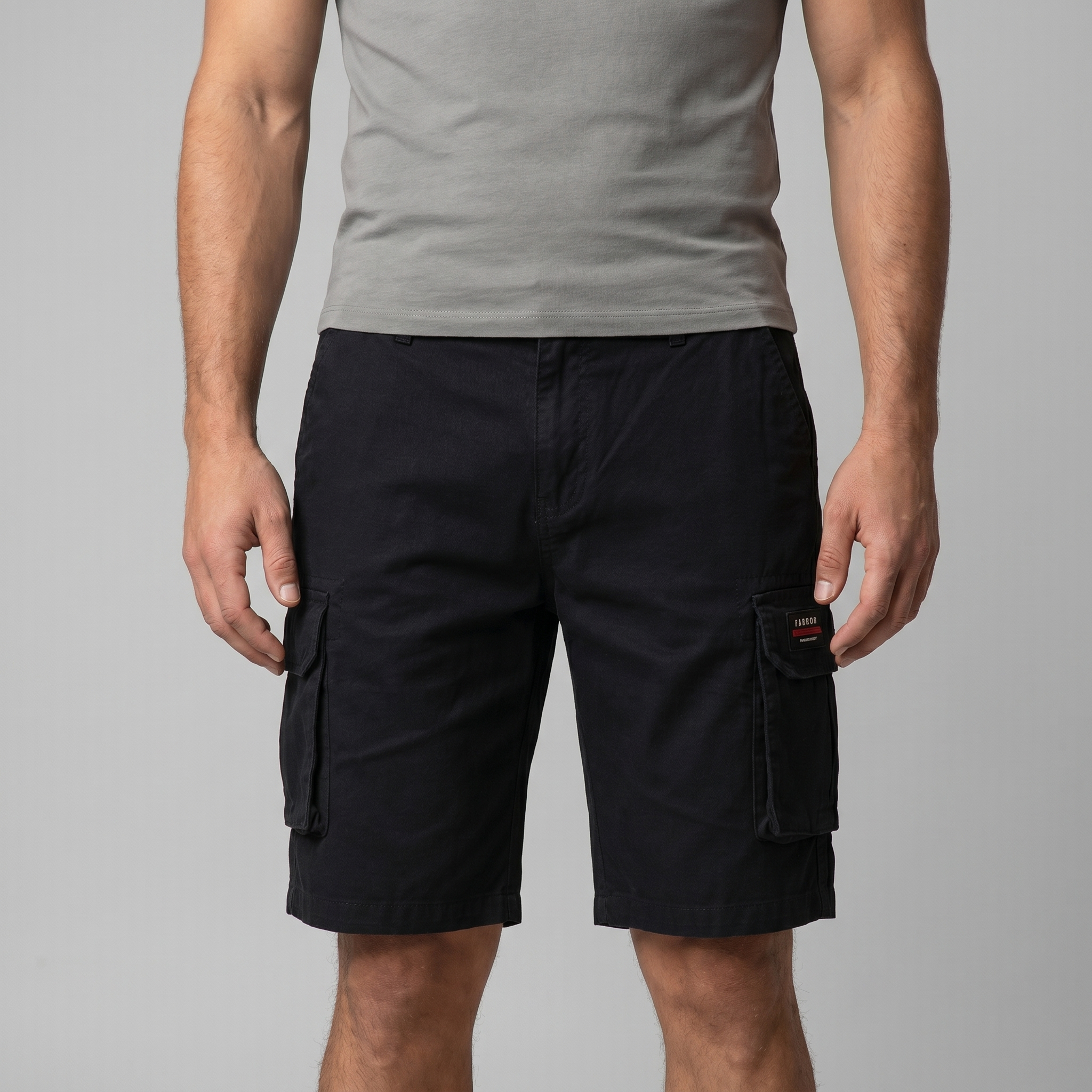 Cargo-Shorts Herren Relaxed Fit Mehrere Taschen Casual-Velnorah