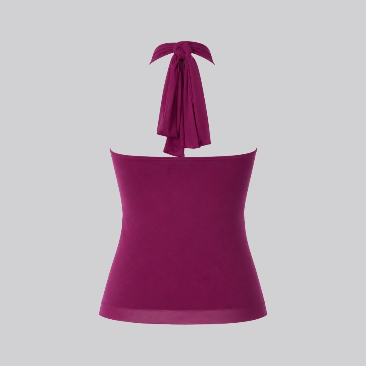 Chiffon Haltertop Damen Rüsche Formal-Velnorah