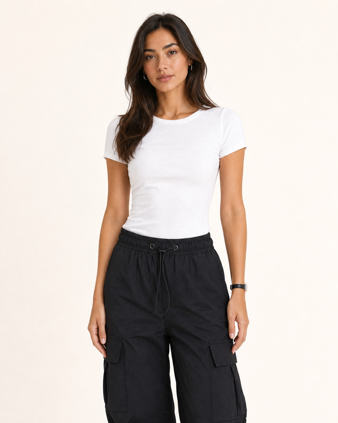 Damen Cargo Hose Oversize - close-up