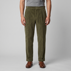Corduroy Faltenhose Herren Klassisch Formal-Velnorah