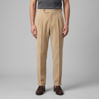 Corduroy Faltenhose Herren Klassisch Formal-Velnorah