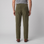 Corduroy Faltenhose Herren Klassisch Formal-Velnorah