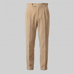 Corduroy Faltenhose Herren Klassisch Formal-Velnorah
