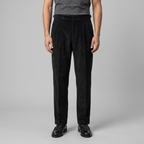 Corduroy Faltenhose Herren Klassisch Formal-Velnorah
