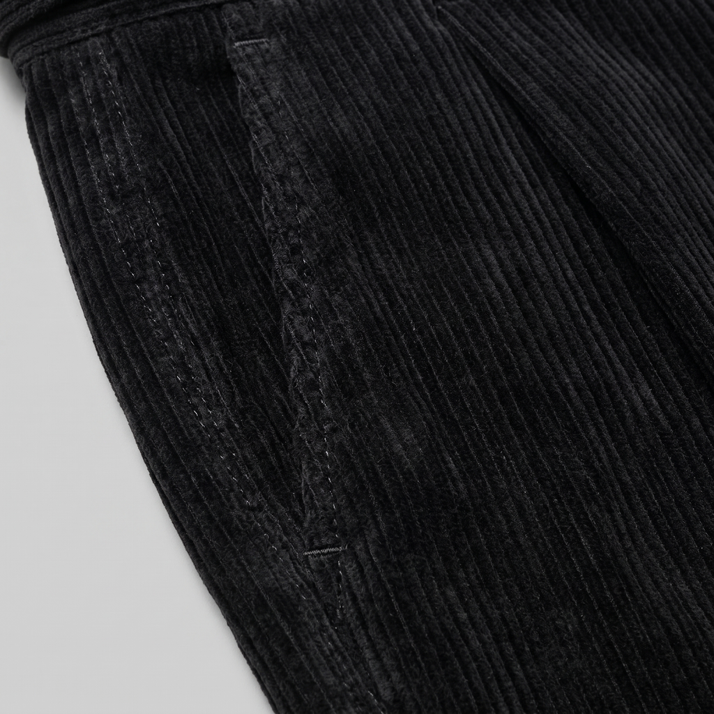 Corduroy Faltenhose Herren Maßgeschneidert Klassisch Winter-Velnorah
