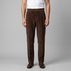 Corduroy Faltenhose Herren Maßgeschneidert Klassisch Winter-Velnorah