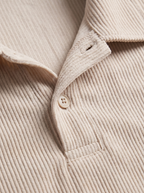 Corduroy Poloshirt und Shorts Set Herren Slim Fit-Velnorah