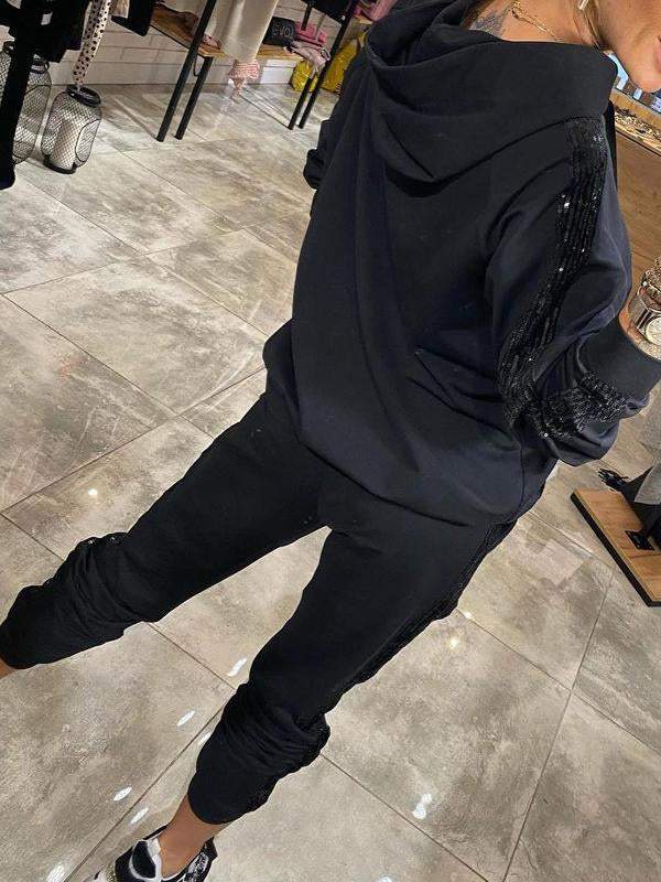 Damen Hoodie Set mit Jogginghose und Bequemer Passform-Velnorah