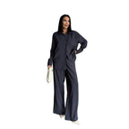 Elegantes Damen Seidenhemd mit feiner Struktur | Velnorah