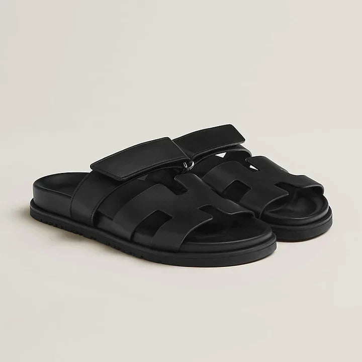 Damen Sandalen mit handgefertigten Details und Gummisohle