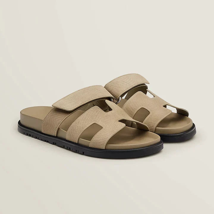 Damen Sandalen mit handgefertigten Details und Gummisohle