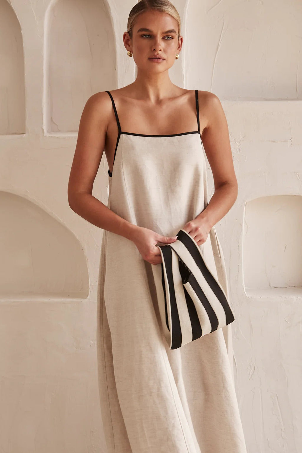 Damen Spaghettiträger Maxi Kleid Hochzeitsgast Sommer-Velnorah