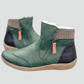 Damen Stiefeletten mit Reißverschluss und bequemer, weicher Sohle-Velnorah