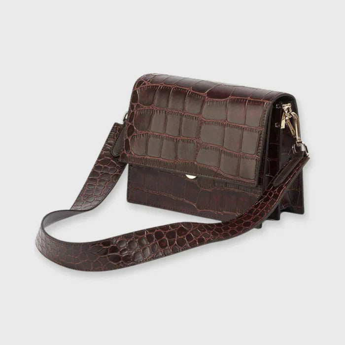 Damentasche Krokodillenprint Kompakt Elegant-Velnorah