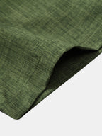 Herren Leinen Set 2-teilig – Kurzarmhemd und Hose