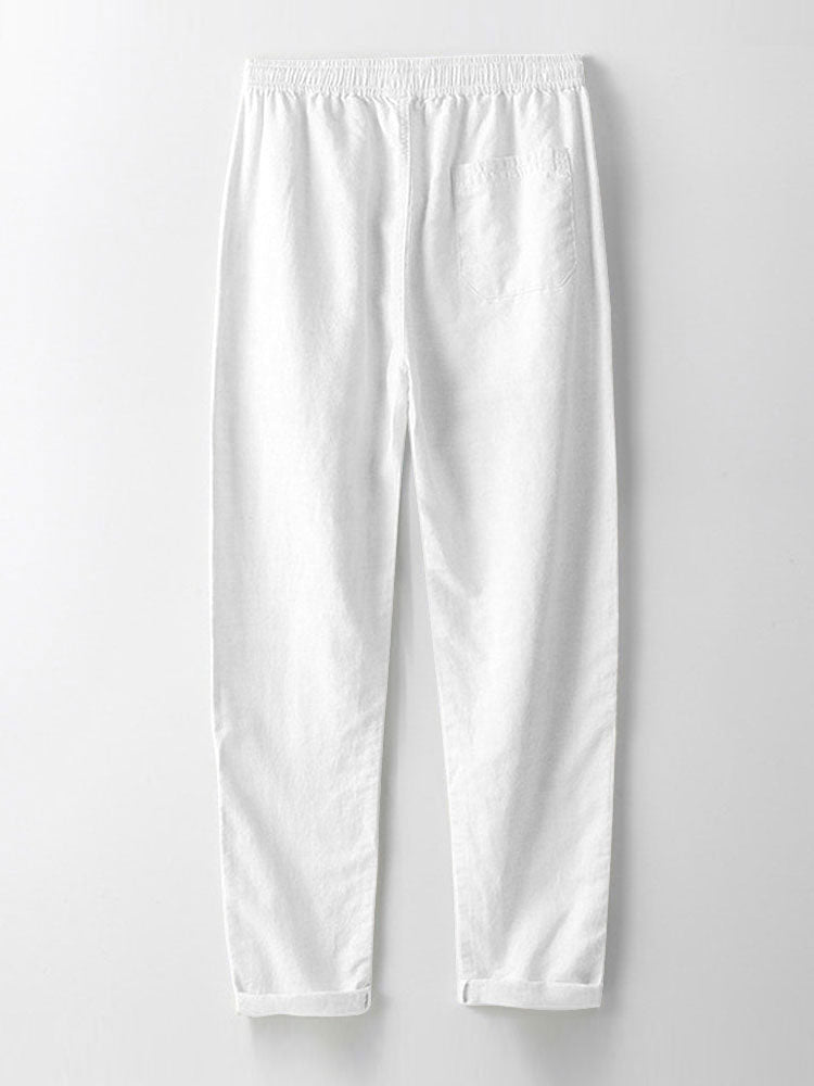 Herren Leinen Set 2-teilig – Kurzarmhemd und Hose