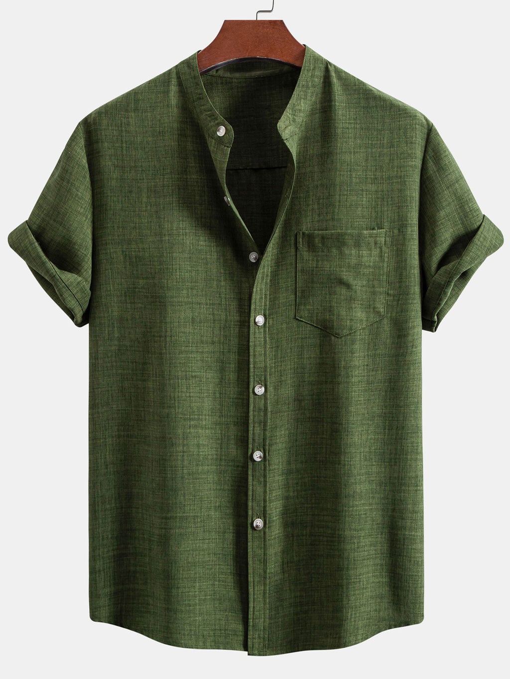 Herren Leinen Set 2-teilig – Kurzarmhemd und Hose