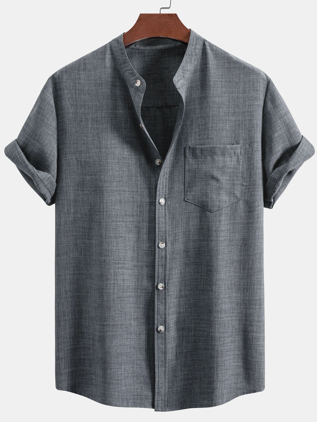 Herren Leinen Set 2-teilig – Kurzarmhemd und Hose
