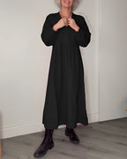 Elegante Maxi Cocktailkleid Mit Langen Ärmeln Für Frauen-Velnorah