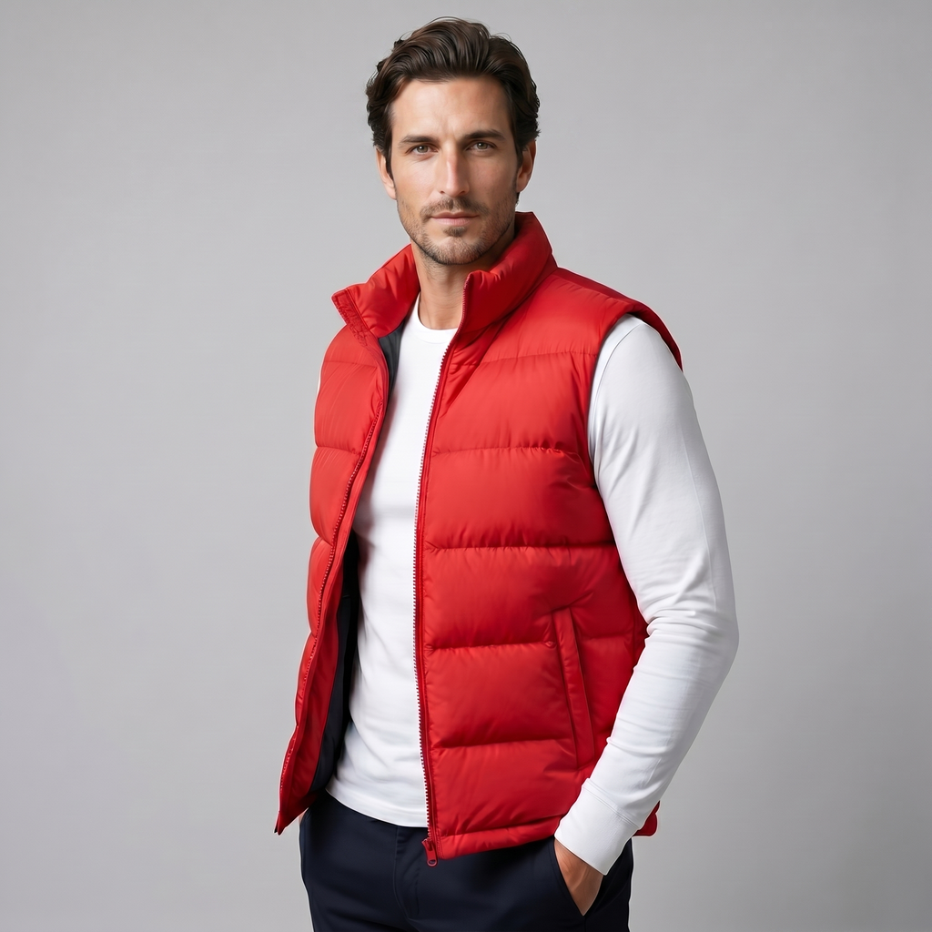 Gestepptes gepolstertes Weste Herren Winter Freizeit-Velnorah
