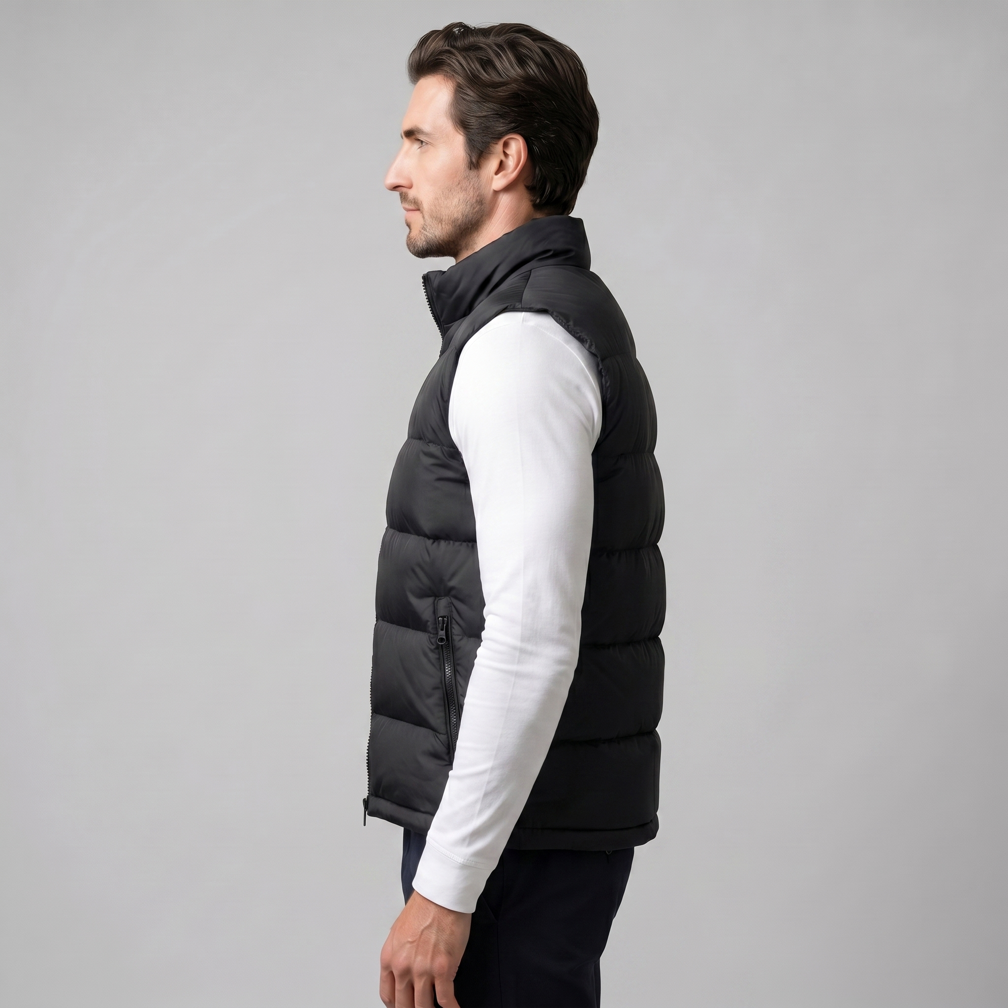 Gestepptes gepolstertes Weste Herren Winter Freizeit-Velnorah