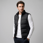Gestepptes gepolstertes Weste Herren Winter Freizeit-Velnorah