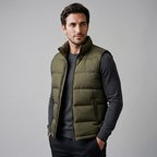 Gestepptes gepolstertes Weste Herren Winter Freizeit-Velnorah
